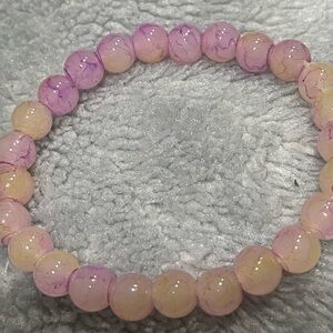 Pink and Yellow Gradient Bracelet set (2)